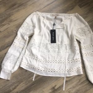 NWT For Love & Lemons Lace Crochet Hayley Blouse